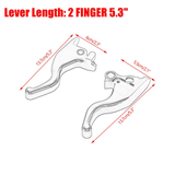 Eagle Lights SPEEDSHIFT Shorty Brake and Clutch Lever Set for 2018+ Harley Davidson Softail Models - Cable Clutch