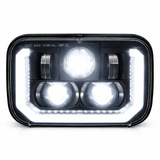 Eagle Lights ArcLine 5x7 Inch LED Headlight Pair for Chevrolet, GMC, Ford Trucks and Vans - Replaces H6054