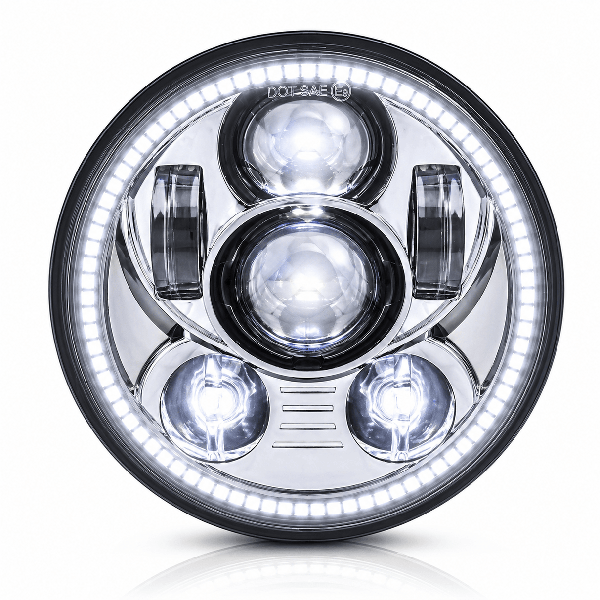 Eagle Lights 5 3/4" 8900 Series Generation III LED Projection Headlight For Indian® Scout, Scout 60, Bobber