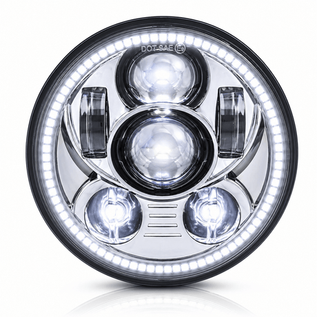 Eagle Lights 5 3/4" 8900 Series Generation III LED Projection Headlight For Indian® Scout, Scout 60, Bobber