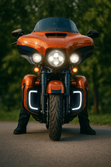 Eagle Lights SUNBURST Lower Fairing Grill LED Lights for Harley-Davidson® Motorcycles