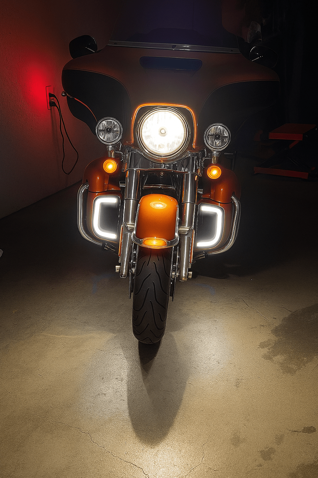 Eagle Lights SUNBURST Lower Fairing Grill LED Lights for Harley-Davidson® Motorcycles