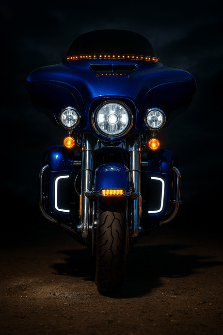 Eagle Lights SUNBURST Lower Fairing Grill LED Lights for Harley-Davidson® Motorcycles