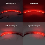 Eagle Lights SLIMLINE Auxiliary Run, Turn Signal and LED Brake Light for for 2018+ Harley Davidson Fat Bob