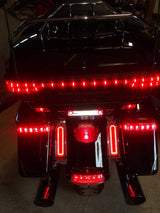 Eagle Lights Saddlebag HALOS Running, Brake and Turn Filler Lights for Harley Davidson Motorcycles