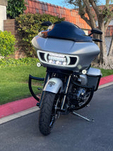 Eagle Lights HALOS DRL Bezel With Vent Inserts And White LED Running Lights for Harley-Davidson® Road Glide Motorcycles