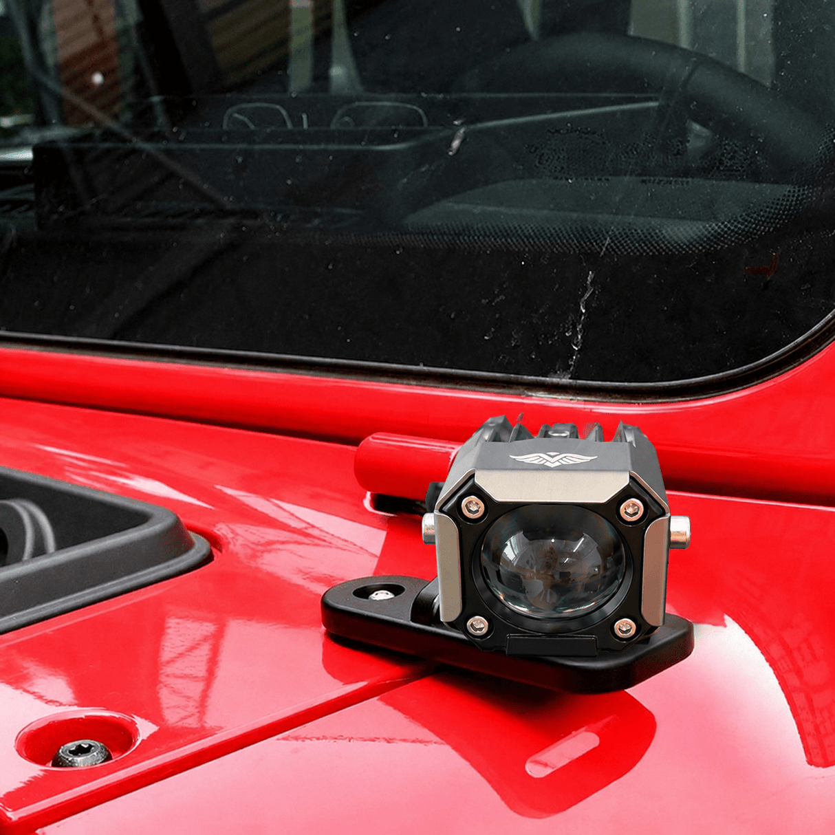 Eagle Lights APEX Auxiliary Lights and Installation Hardware Kit for Jeep Wrangler JL Models