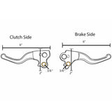 Eagle Lights SPEEDSHIFT Shorty Brake and Clutch Lever Set for 1996 - 2003 Harley-Davidson® Sportster Models