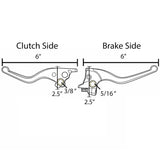 Eagle Lights SPEEDSHIFT Shorty Brake and Clutch Lever Set for 2008 - 2013 & 2021 - 2024 Harley-Davidson® Touring Models