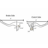 Eagle Lights SPEEDSHIFT Shorty Brake and Clutch Lever Set for 2018+ Harley-Davidson® Softail Models - Cable Clutch