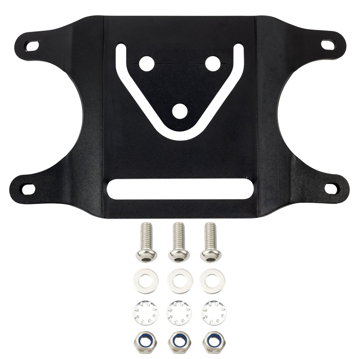 Eagle Lights Curved Laydown License Plate Mount Relocation Bracket for Harley Davidson