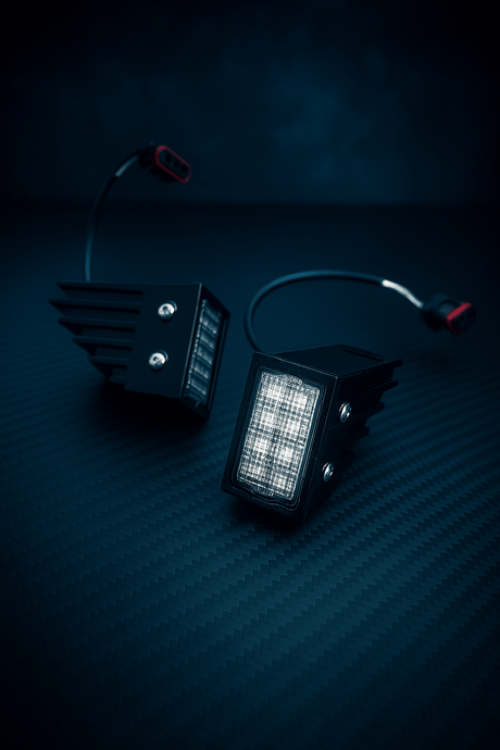 Eagle Lights BLACKBOLT LED Front Turn Signals with Full Running Light for Low Rider Models