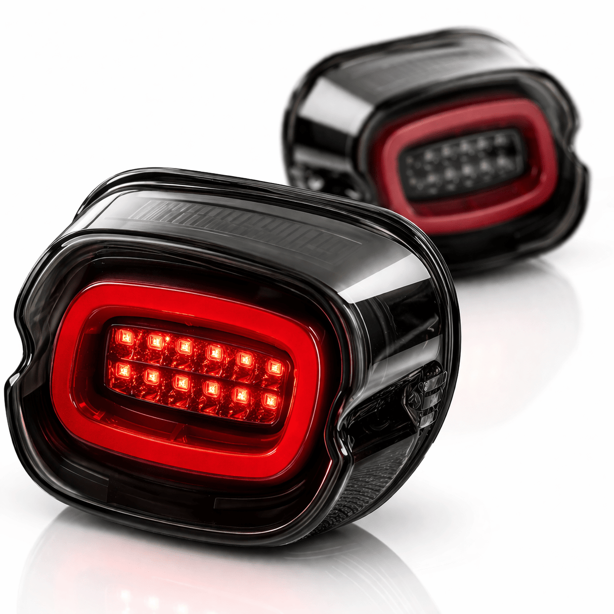 Eagle Lights HALOS Layback LED Tail Light with Turn Signals for Harley-Davidson® Motorcycles