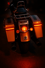 Eagle Lights HALOS Saddlebag LED Tail Lights with Turn Signals, Running Lights and Brake Lights for 2023.5 to Current Harley-Davidson® Touring and CVO Models
