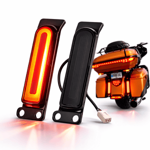 Eagle Lights Saddlebag HALOS Running, Brake and Turn Filler Lights for Harley Davidson Motorcycles