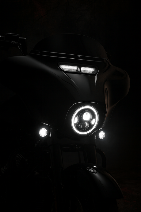 Eagle Lights Batwing LED Vent Insert (DRL / Turn Signal) for Harley Davidson® Motorcycles