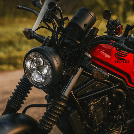 Eagle Lights LED Headlight and Mounting Kit for Honda Shadow Spirit / Rebel