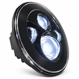 Eagle Lights 7" LED Headlight and 4.5" LED Passing Light Kit for Harley-Davidson and Indian Motorcycles - Generation I / Black