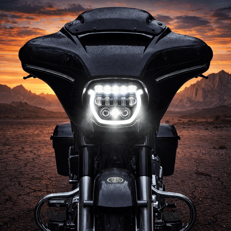 Eagle Lights LED Headlight Kit for 2023 - 2026 Harley-Davidson® Street Glide with Halo Ring