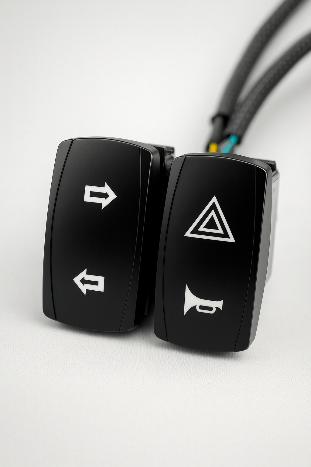 Eagle Lights TrailSignal UTV Street Legal Turn Signal & Horn Kit — Plug-and-Play, Universal Fit (4 Amber LEDs)