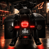 Eagle Lights HALOS Layback LED Tail Light with Turn Signals for Harley-Davidson® Motorcycles