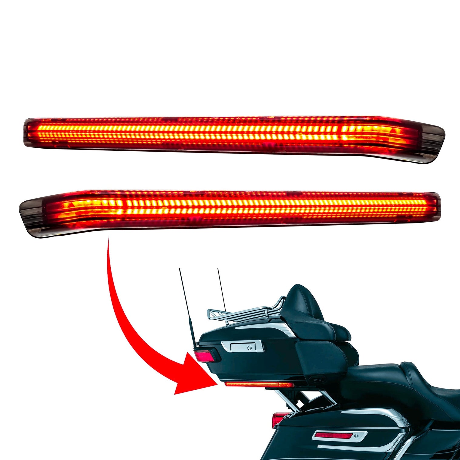Auxiliary LED Tour Pak lights