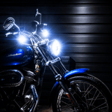 Eagle Lights Midnight Edition Front and Rear Turn Signals, Running Lights and Strobing Rear LED Turn Signal Kit for Harley-Davidson® Motorcycles - 1157 Front Base / 1157 Rear Base