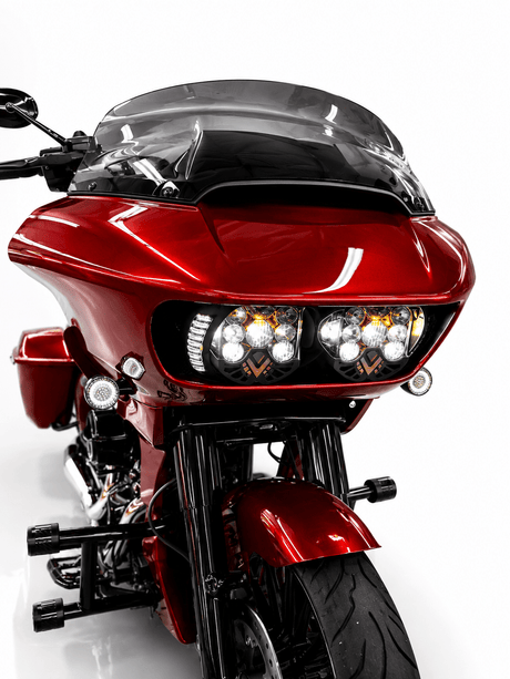 Eagle Lights Apex Pro™ Road Glide Dual LED Projection Headlight Kit for Harley-Davidson® 2015 - 2023 Road Glide