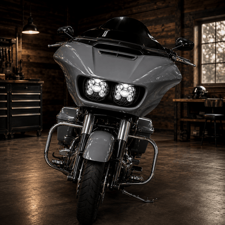Eagle Lights Apex Pro™ Road Glide Dual LED Projection Headlight Kit for Harley-Davidson® 2015 - 2023 Road Glide