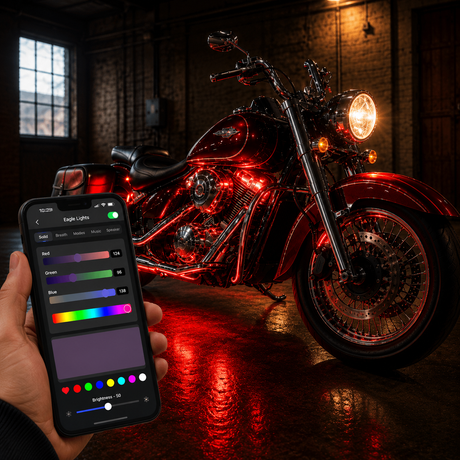 Eagle Lights SPECTRALSHIFT Generation II Color-Changing Underglow / Accent Lighting - 12 Strip Kit - App Controlled