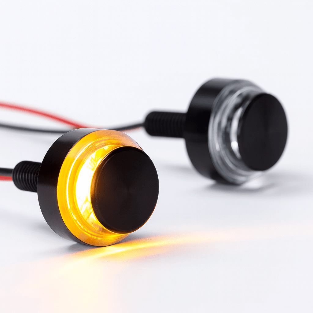 Eagle Lights Bar End LED Turn Signals for 7/8" Handlebars - Pair