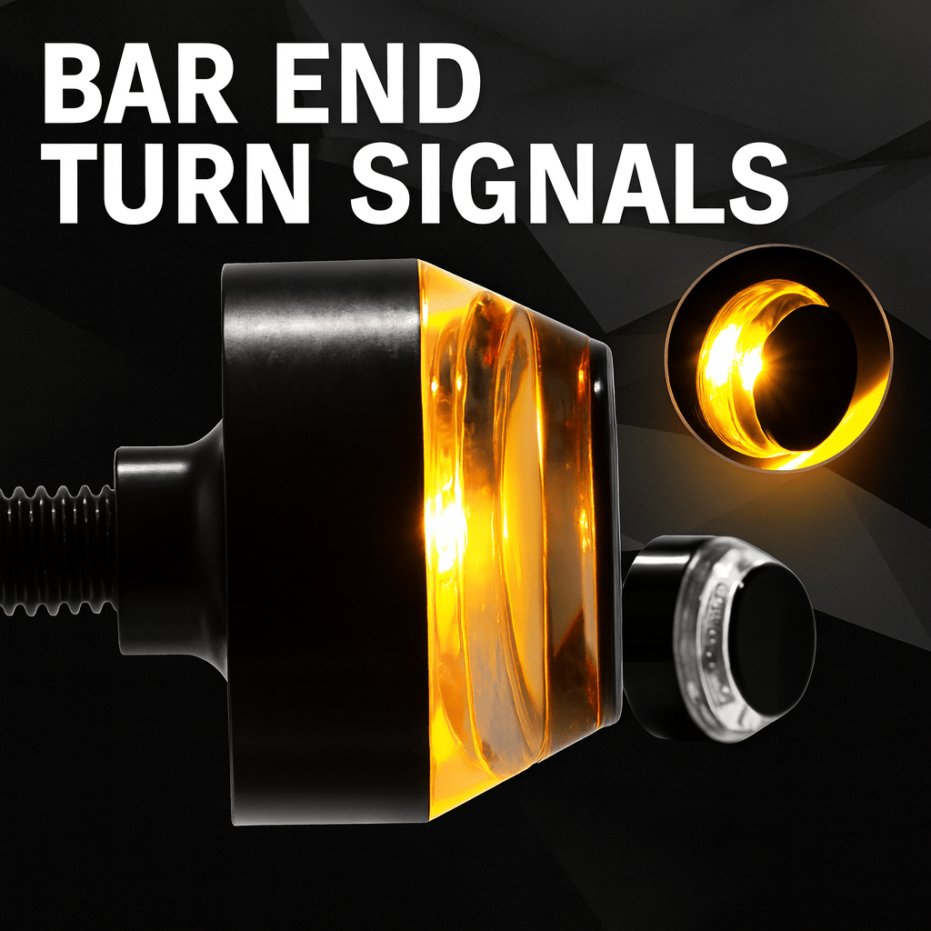 Eagle Lights Bar End LED Turn Signals for 7/8" Handlebars - Pair