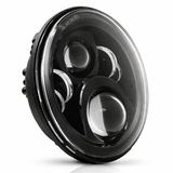 Eagle Lights 7" LED Headlight for Harley-Davidson® and Indian® Motorcycles - Black / Generation II