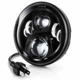 Eagle Lights 7" LED Headlight and 4.5" LED Passing Light Kit for Harley-Davidson and Indian - Generation II / Black