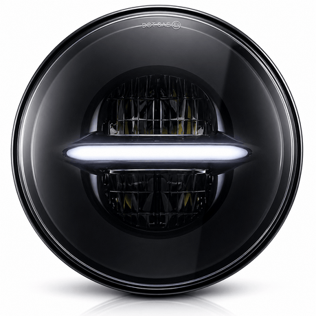 Eagle Lights Infinity Beam Series 7" Round LED Headlight for Harley-Davidson® and Indian® Motorcycles