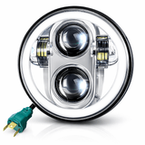 Eagle Lights 5 3/4" LED Headlight Kit with Halo Ring for Harley-Davidson® and Indian® Motorcycles - Generation II