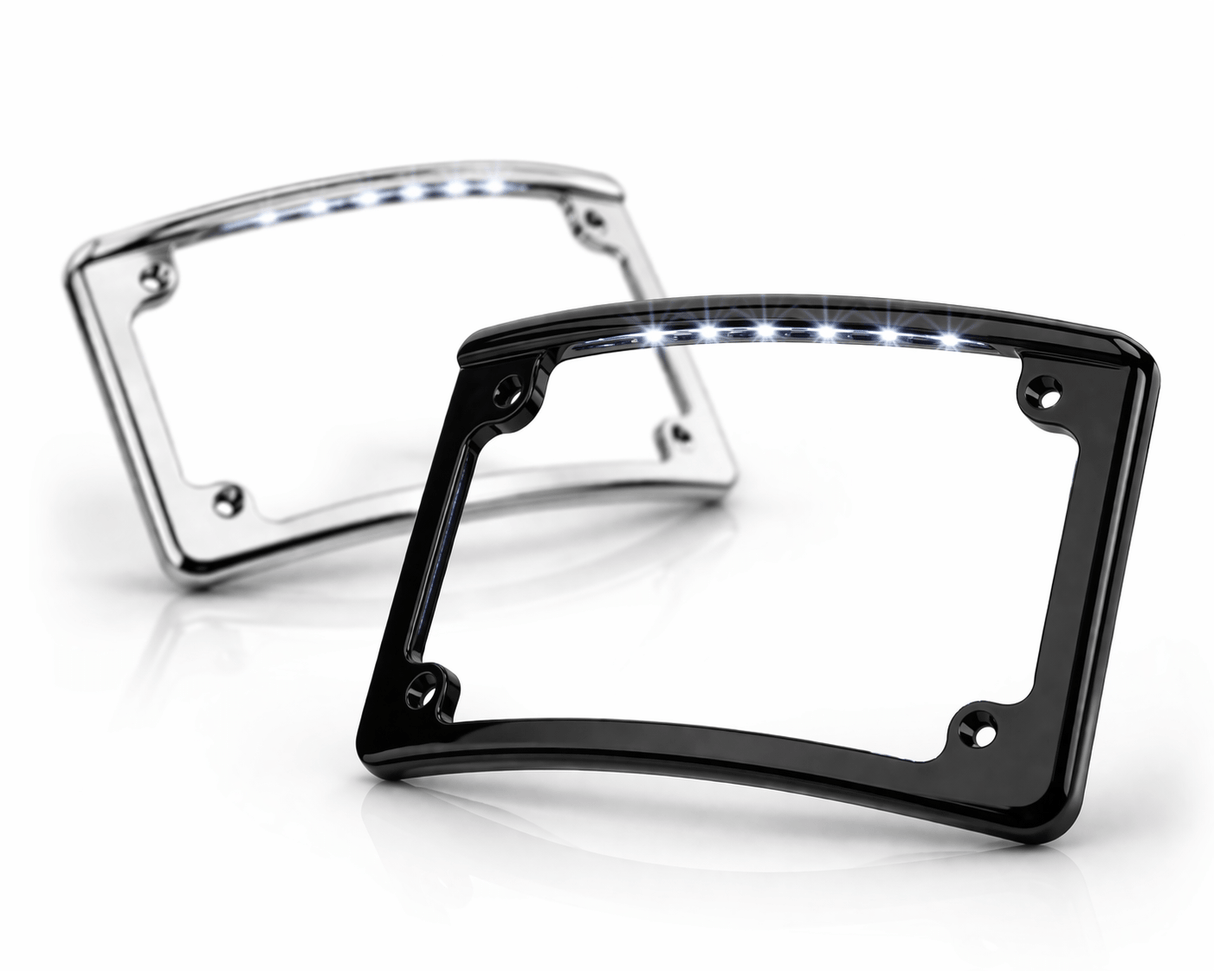 Eagle Lights Curved LED License Plate with Light for 2006 - 2025 Harley-Davidson® Motorcycles