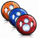 Eagle Lights 7" LED Headlight Kit for Harley-Davidson® and Indian® Motorcycles - Color Matched / Generation I