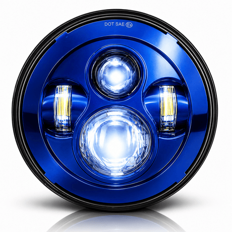 Eagle Lights 7" LED Headlight Kit for Harley-Davidson® and Indian® Motorcycles - Color Matched / Generation I