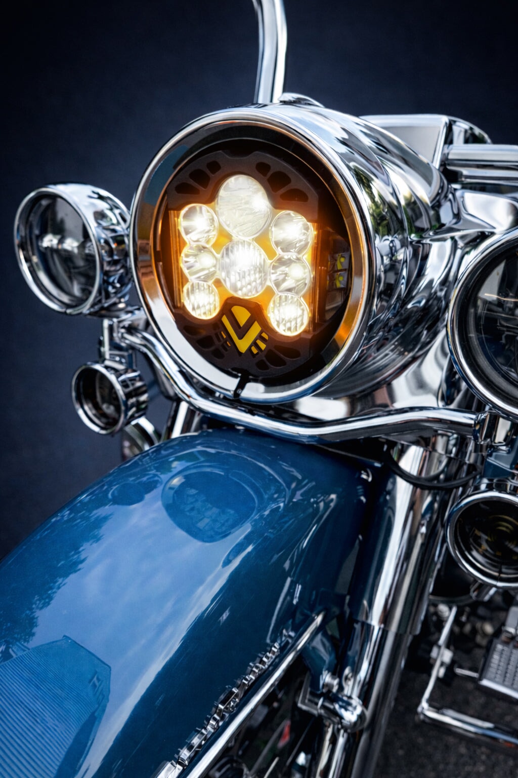 Eagle Lights 7 inch LED headlight for Harley-Davidson® touring motorcycles