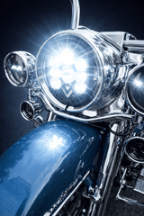 Eagle Lights 7 inch LED headlight for Harley-Davidson® touring motorcycles front