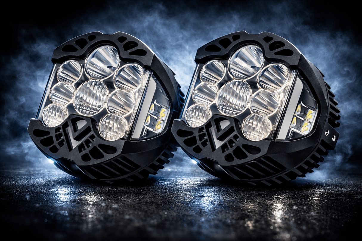 Eagle Lights Apex Pro™ Dual LED Projection Headlight Kit for Harley-Davidson® 2015 - 2023 Road Glide