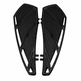 Eagle Lights IRONFLOOR Driver Floorboards for Harley-Davidson Touring and Softail Models - Black