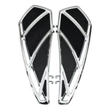 Eagle Lights IRONFLOOR Driver Floorboards for Harley-Davidson Touring and Softail Models - Chrome