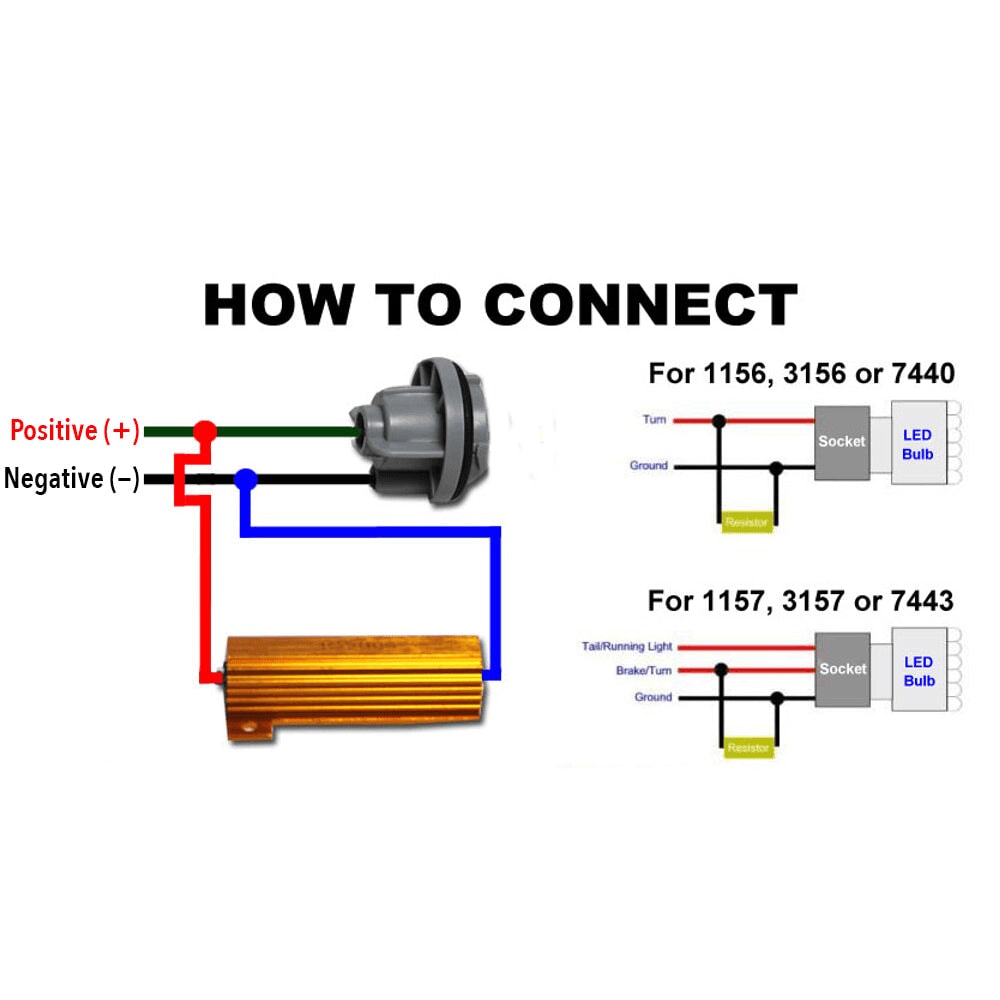 Eagle Lights Load Resistors for 8748 Series LED Turn Signals