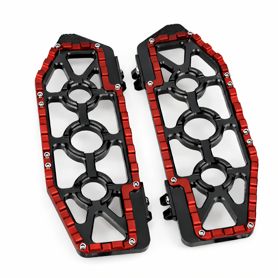 Eagle Lights REDLINE MX Driver Floorboards for 1986 - 2026 Harley-Davidson® Touring & Softail Models
