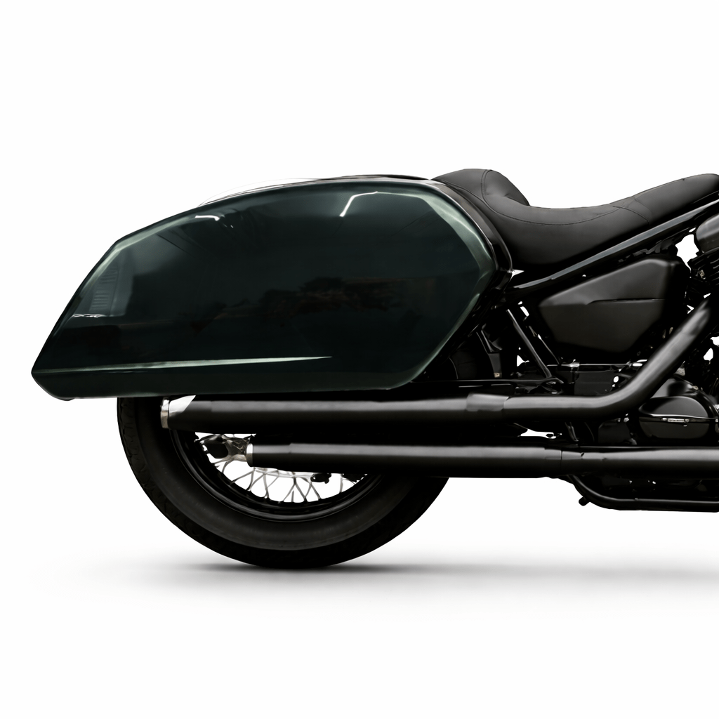 Eagle Lights Midnight Edition Saddlebags for 2022 - 2025 Street Bob - Bolt On Installation