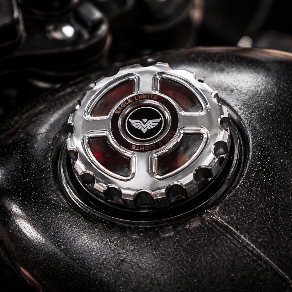 Eagle Lights GearGRIP Gas Cap fits Harley Davidson and Indian Models