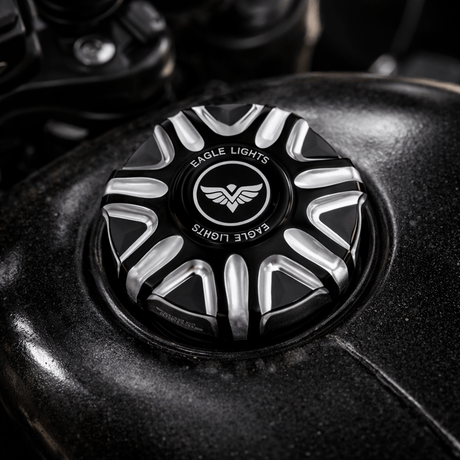 Eagle Lights StarShield Gas Cap fits Harley Davidson and Indian Models