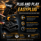 Eagle Lights LED Projection Headlight for Harley-Davidson 2015 - 2025 Road Glide Models with HALOS Vent Insert Light